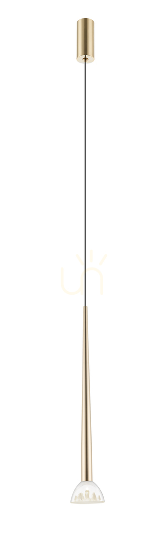 Prüfen BOSTON P0603-01A-F7B1 Gold 1xLED Pendelleuchte BOSTON P0603-01A-F7B1 Gold 1xLED Pendelleuchte