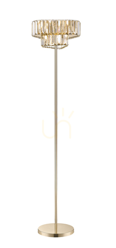 Prüfen HELIOS Stehleuchte F0496-03G-F7AC Gold 3xG9.