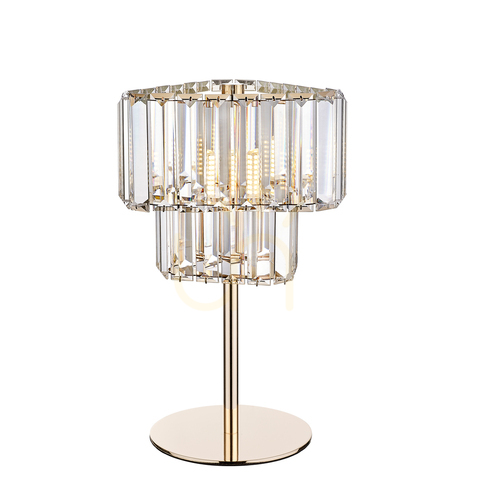 Prüfen HELIOS Tischleuchte T0496-01G-F7AC Gold 1xG9.
