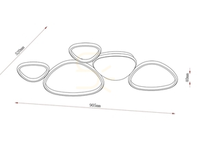 Plafond HURON 2023519C5A-BE Beige 1xLED 1 Plafond HURON 2023519C5A-BE Beige 1xLED small 1