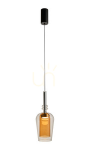 TAGNA Pendelleuchte 251010-AM Schwarz 1xLED small 0