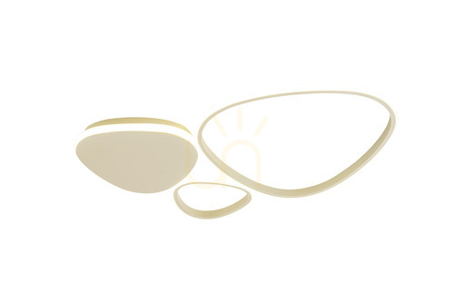 Prüfen Plafond HURON 2023519C3-BE Beige 1xLED