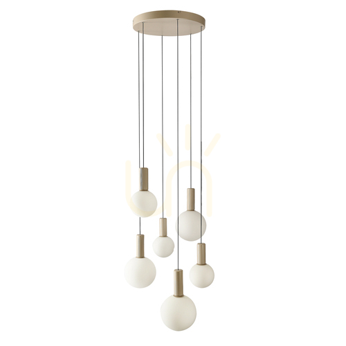 Prüfen TESTA Pendelleuchte beige G9 10W CANDELLUX 36-50915