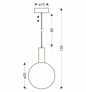 TESTA Pendelleuchte weiß G9 10W CANDELLUX 31-50892 small 3