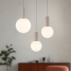 TESTA Pendelleuchte beige G9 10W CANDELLUX 33-50908 small 1