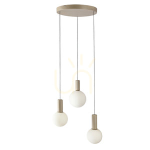 TESTA Pendelleuchte beige G9 10W CANDELLUX 33-50908 small 0