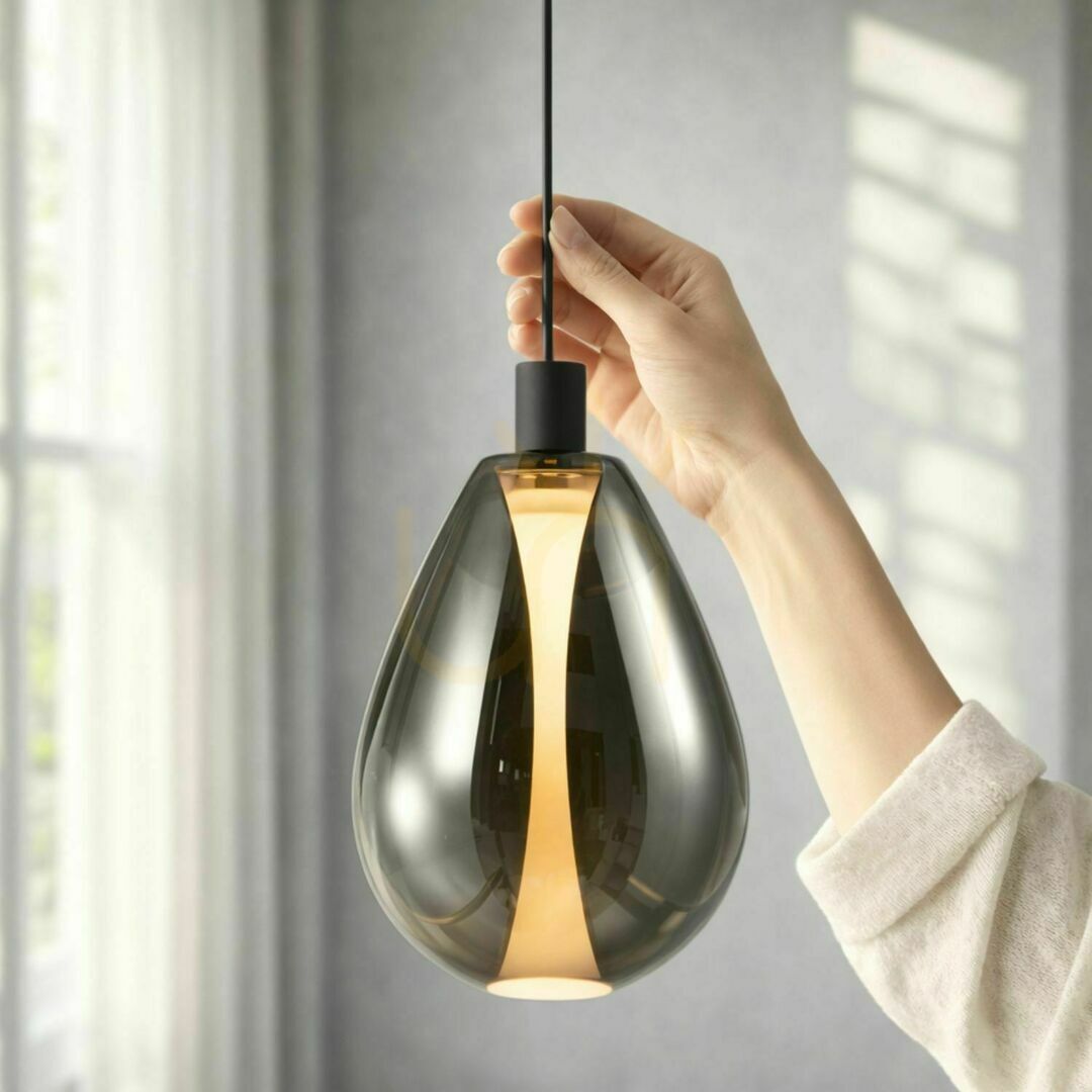 Rauchglas-Pendelleuchte Candellux DENSO 20 31-51363 1×G9