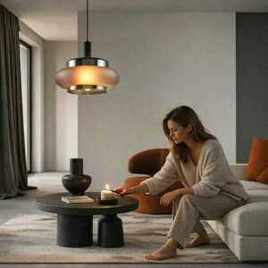 BRIZI grau E27 40W Pendelleuchte CANDELLUX 31-51516 small 2