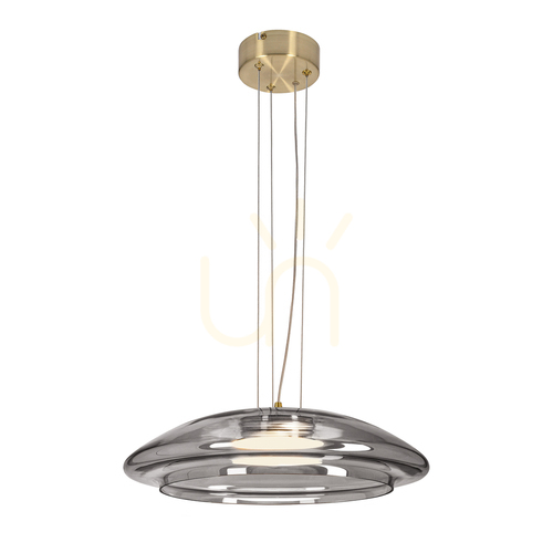 Prüfen OMBRE 42 grau 10W Pendelleuchte CANDELLUX 31-51097