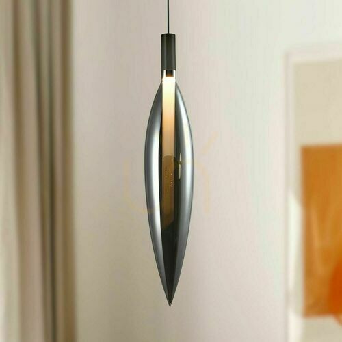 Prüfen Candellux NORDIC Pendelleuchte 31-51301, schwarze Aufhängung, grauer Rauchglasschirm, G9 max. 5 W