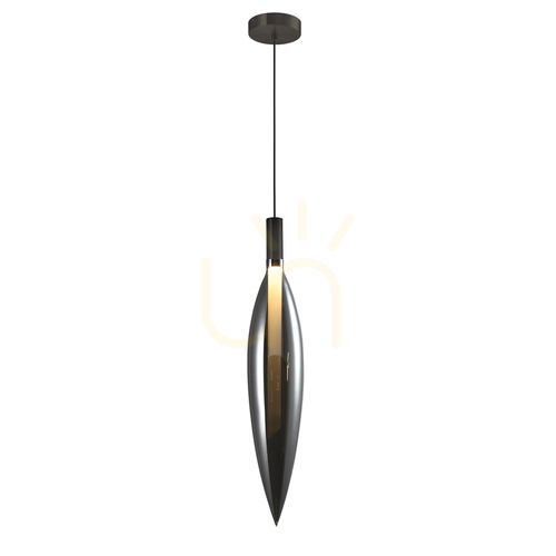 Prüfen NORDIC Pendelleuchte grau G9 5W CANDELLUX 31-51301