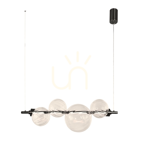 Prüfen PLAYA transparent LED 12W Pendelleuchte CANDELLUX 34-50502