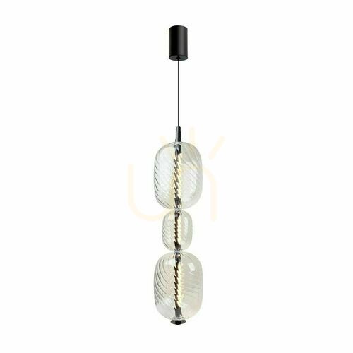 Prüfen PLAYA transparente LED 12W Pendelleuchte CANDELLUX 33-50519