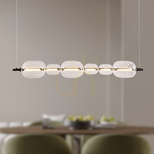 Pendelleuchte Candellux PLAYA 36-50533, schwarz mit Klarglas, LED 17 W 3000 K, 97 cm small 3