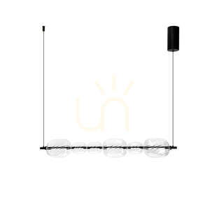 Pendelleuchte Candellux PLAYA 36-50533, schwarz mit Klarglas, LED 17 W 3000 K, 97 cm small 4