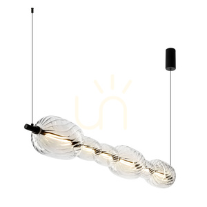 Pendelleuchte Candellux PLAYA 36-50533, schwarz mit Klarglas, LED 17 W 3000 K, 97 cm small 7