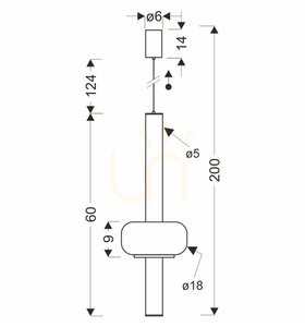 PURAS D weiß 15W Pendelleuchte CANDELLUX 31-50588 small 4