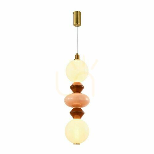 Prüfen FLORES braun LED 15W Pendelleuchte CANDELLUX 32-50656