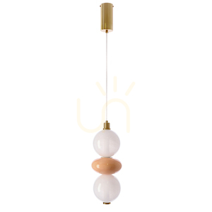 FLORES braun LED 12W Pendelleuchte CANDELLUX 32-50649 small 0
