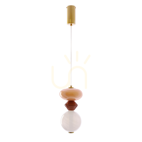 Prüfen FLORES braun LED 10W Pendelleuchte CANDELLUX 31-50632