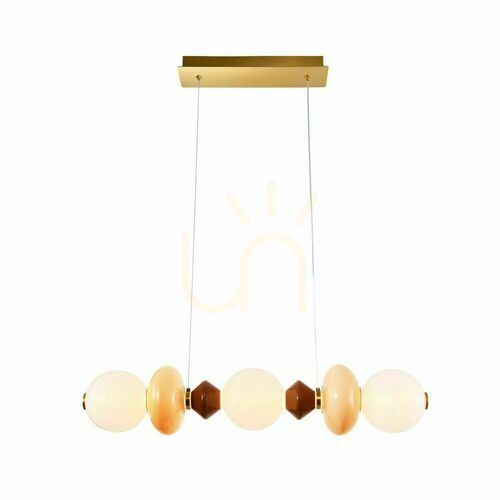 Prüfen FLORES braun LED 20W Pendelleuchte CANDELLUX 33-50687