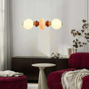 FLORES braun LED 15W Pendelleuchte CANDELLUX 32-50663 small 1