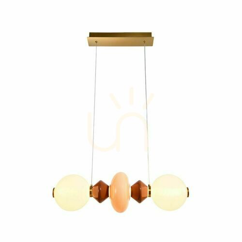 Prüfen FLORES braun LED 15W Pendelleuchte CANDELLUX 32-50663