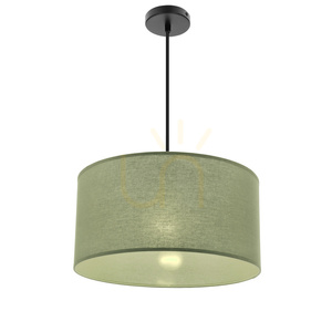 Candellux SHANTI 31-38654 Pendelleuchte, mintgrüner Schirm 40 cm, schwarze Aufhängung, E27 small 5