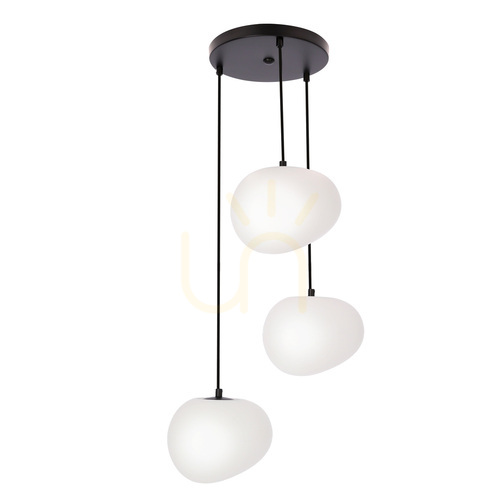 Prüfen STONES Hängeleuchte weiß schwarz E27 40W CANDELLUX 33-35172