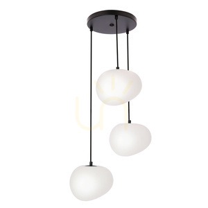 STONES Hängeleuchte weiß schwarz E27 40W CANDELLUX 33-35172 small 0