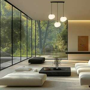 STONES Hängeleuchte weiß schwarz E27 40W CANDELLUX 33-35158 small 2