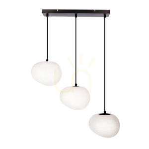STONES Hängeleuchte weiß schwarz E27 40W CANDELLUX 33-35158 small 0