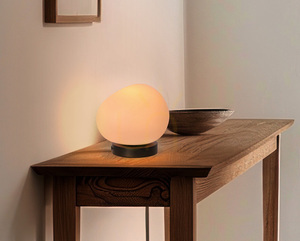 STONES Tischleuchte weiß schwarz E27 40W CANDELLUX 41-35219 small 2