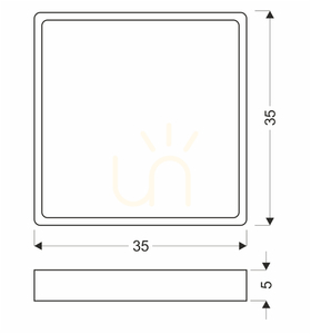 Quattro pearl LED 18W plafond CANDELLUX 10-31969 small 3