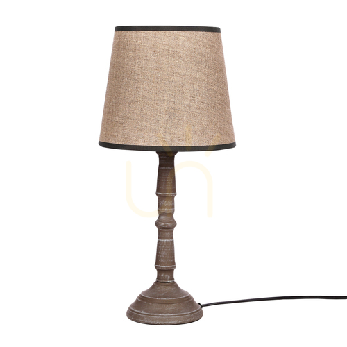 Prüfen CARDINALE Tischleuchte grau E27 40W CANDELLUX 41-37930