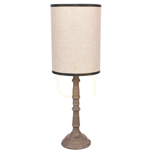 Prüfen CARDINALE Tischleuchte grau E27 40W CANDELLUX 41-37954