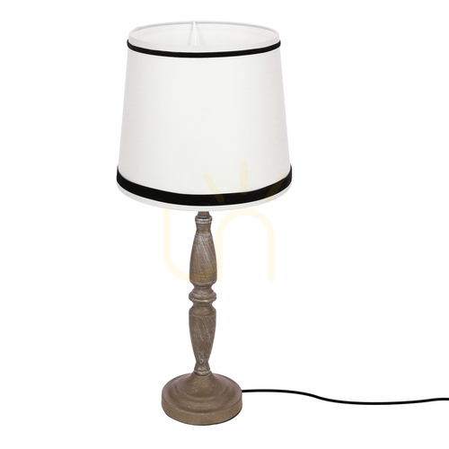 Prüfen CARDINALE Tischleuchte grau E27 40W CANDELLUX 41-40107