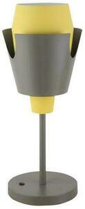 Tischleuchte Candellux FALUN grau-gelb E27 40 W 50501150 small 0