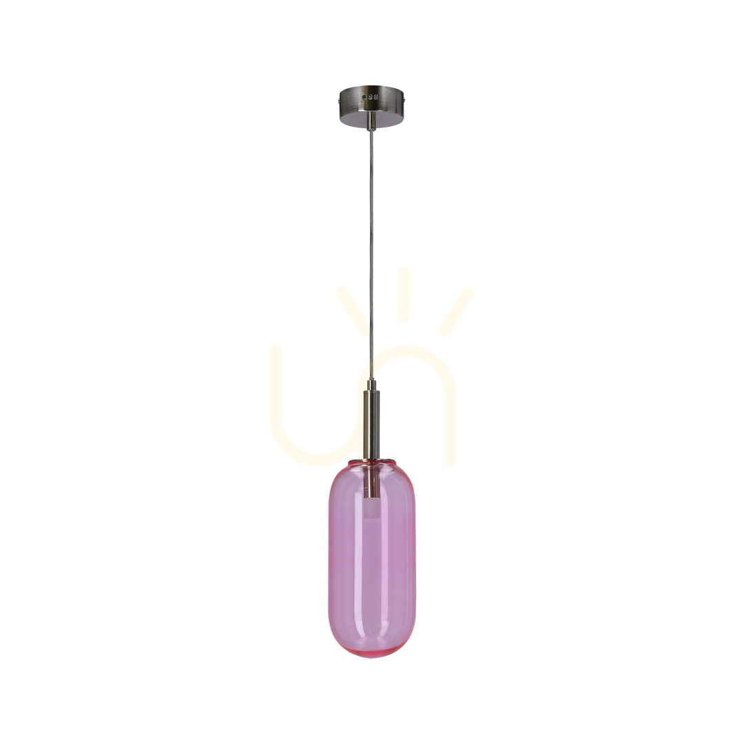 FIUGGI ružová LED 6W závesná lampa CANDELLUX 50133212