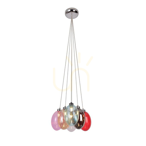 Prüfen LUKKA Pendelleuchte multicolor G9 6x10W CANDELLUX 50106168