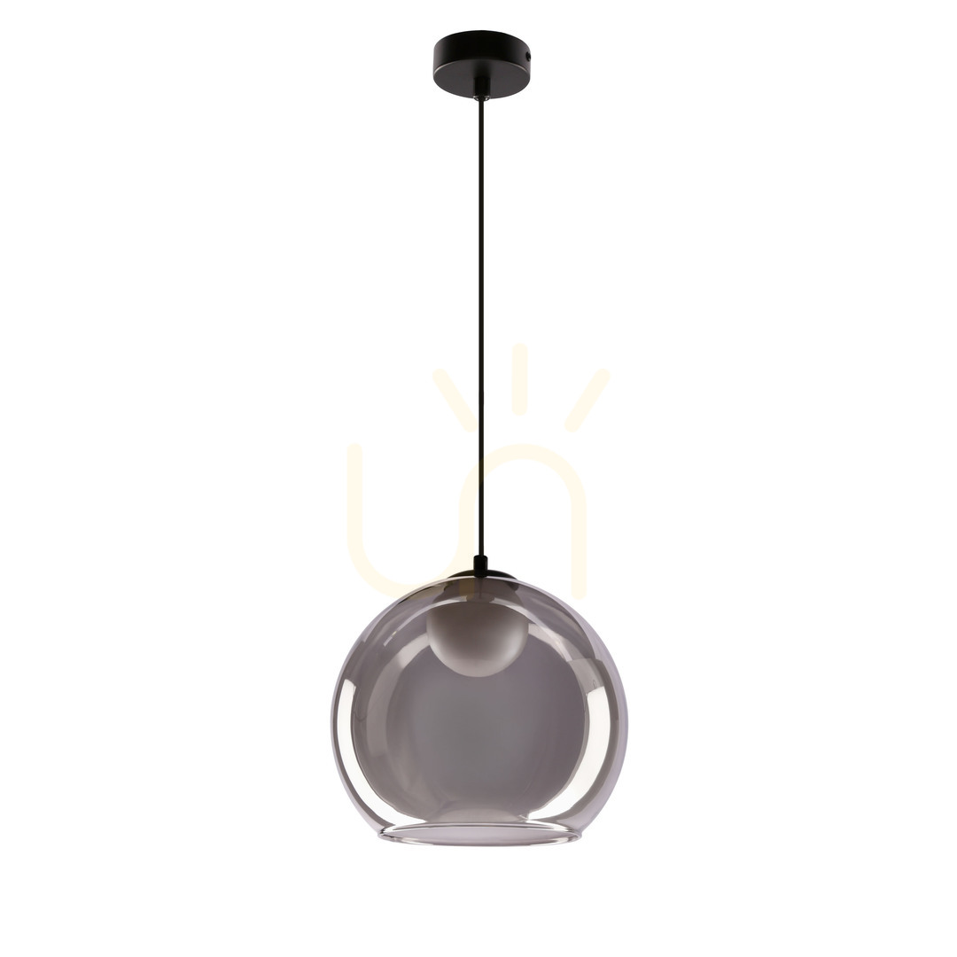 Brin smoked G9 15W pendant lamp CANDELLUX 31-38333