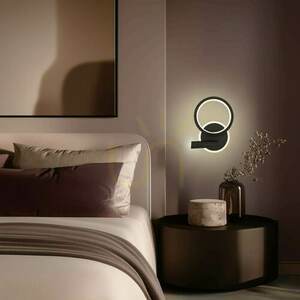 MONET schwarze LED-Wandleuchte 13W CANDELLUX 22-35660 small 1