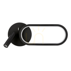 MONET schwarz LED 13W Wandleuchte CANDELLUX 22-35691 small 0