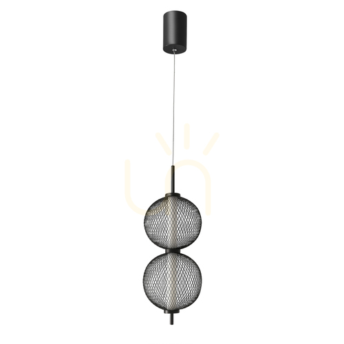 Prüfen PUMA Pendelleuchte schwarz LED 10W CANDELLUX 32-35356