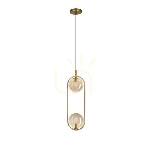 Prüfen CORDEL gold G9 28W Pendelleuchte CANDELLUX 32-44105