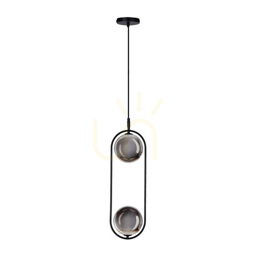 Prüfen CORDEL mattschwarz G9 28W Pendelleuchte CANDELLUX 32-44051