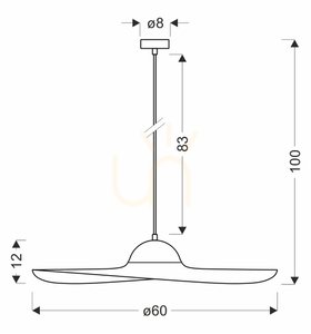 DECO schwarz E27 40W Pendelleuchte CANDELLUX 31-38272 4 DECO schwarz E27 40W Pendelleuchte CANDELLUX 31-38272 small 4