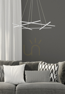 ANDROS Silber LED 50W Pendelleuchte CANDELLUX A0020-350 small 2