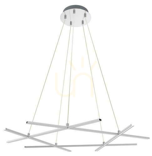 Prüfen ANDROS Silber LED 50W Pendelleuchte CANDELLUX A0020-350