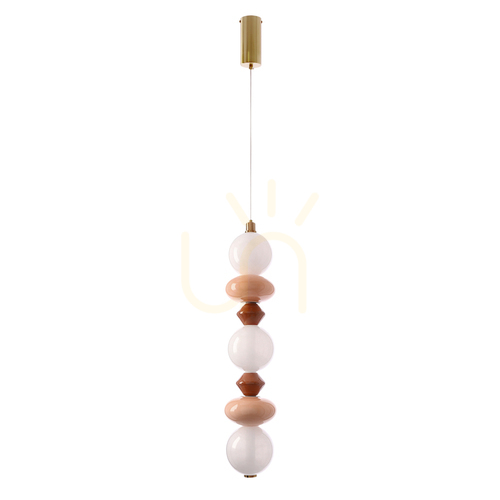 Prüfen FLORES braun LED 20W Pendelleuchte CANDELLUX 33-50670